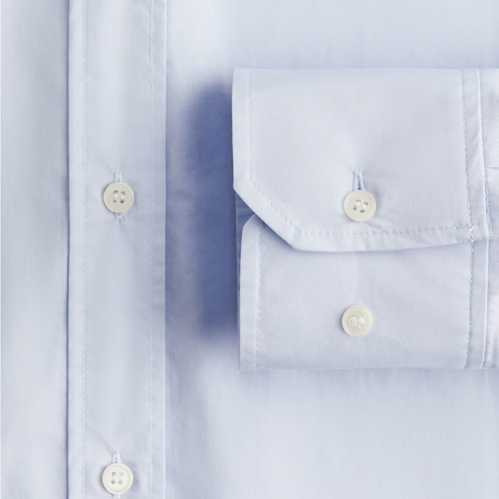 H&M Light Blue Button Down Shirt